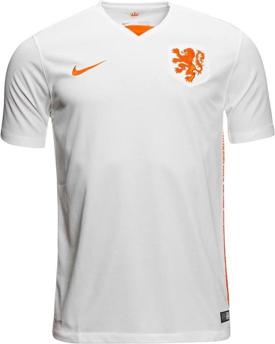 Nike Nederlands elftal uit Junior - Voetbalshirt - Kinderen - Maat XL -  Wit/Oranje | bol.com