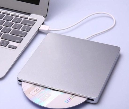 USB CD-Rom Externe Drive White | Geschikt voor MacBook Pro En Windows  Laptops | bol.com