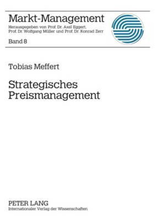 Strategisches Preismanagement - cover