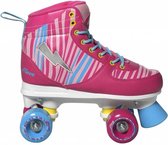 Move Rolschaatsen Quad Zebra Meisjes Roze Maat 35/36