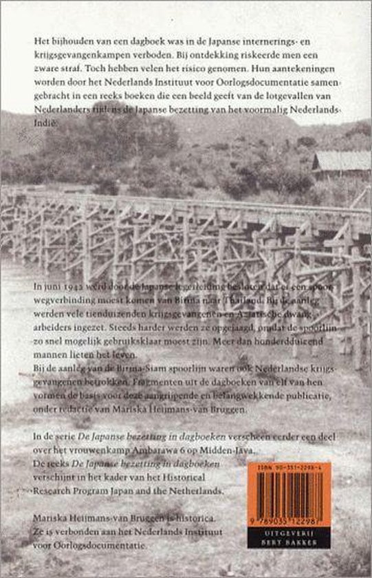 Japanse Bezetting Dl 2 Birma Siam Spoor