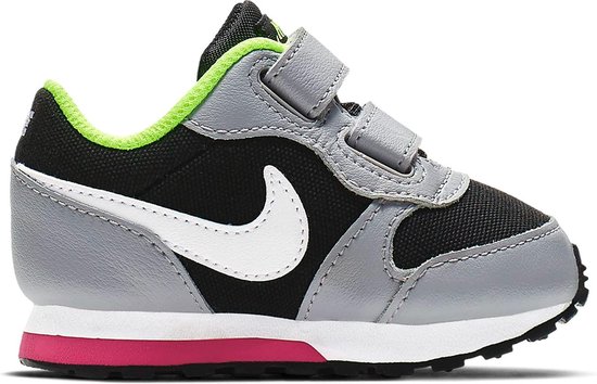 Nike MD Runner Sneakers - Maat 25 - Unisex - zwart/grijs/groen/roze |  bol.com