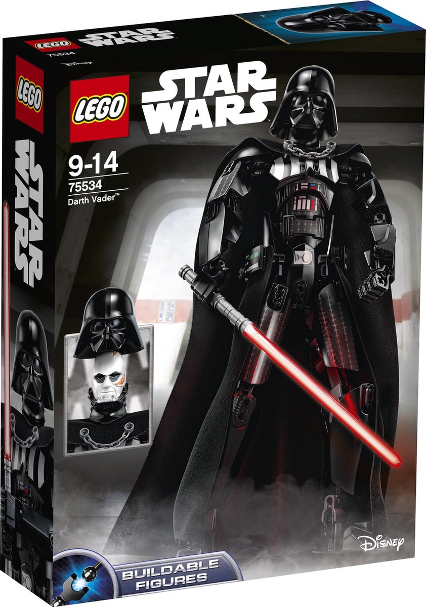 Hectare winkelwagen parallel LEGO Star Wars Darth Vader - 75534 | bol.com