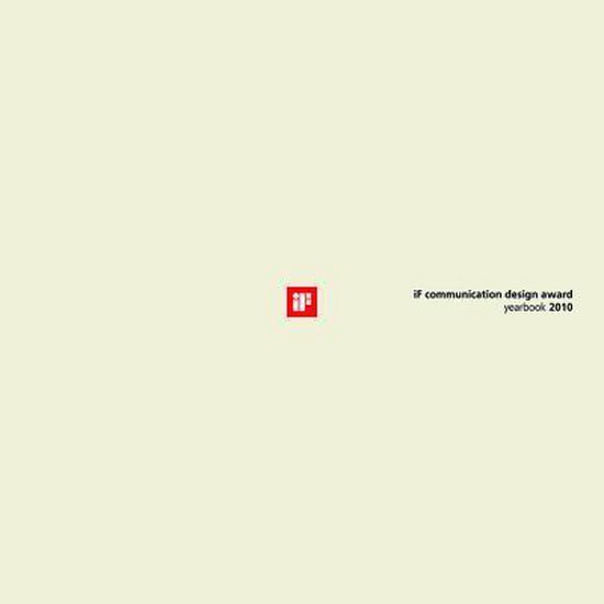 iF communication design award yearbook 2010 - cover