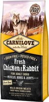 Carnilove Grain Free Fresh Chicken & Rabbit Adult 12 kg - Hond