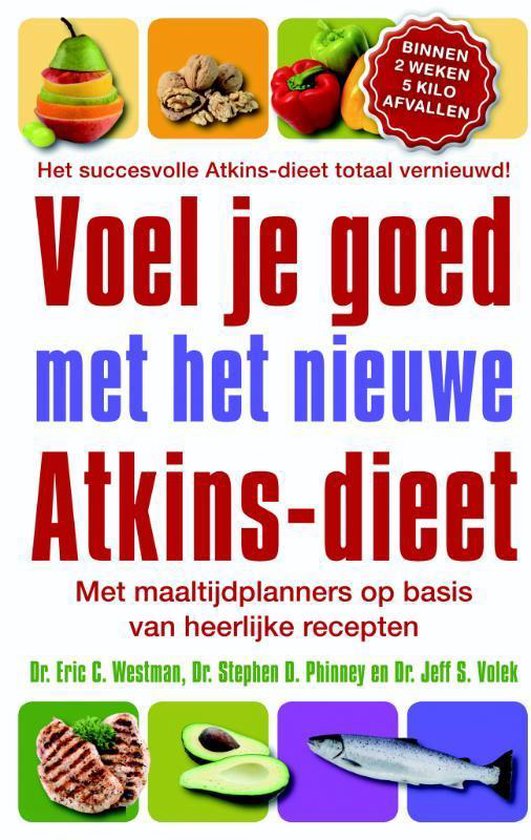 Boekomslag voor Voel je goed met het nieuwe Atkins-dieet