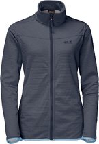 Jack Wolfskin Tongari Jacket Women - dames - fleecevest - maat L - grijs