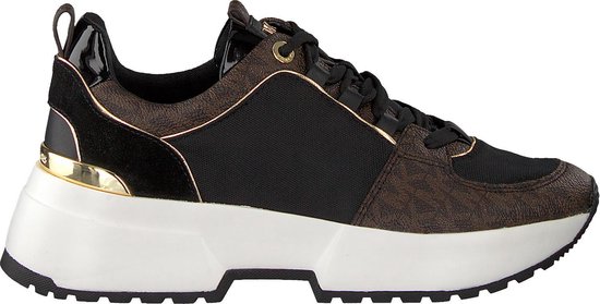 Michael Kors Dames Sneakers Cosmo Trainer - Bruin - Maat 37 | bol.com