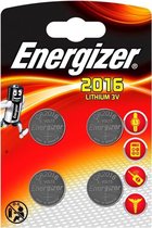 Energizer Batterij Knoopcel Lithium 3v Cr2016 4 Stuks