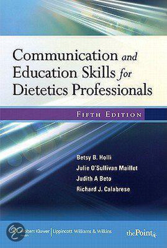 Communication and Education Skills for Dietetics Professiona ... - cover