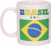 Mok / Beker Braziliaanse vlag 300 ml