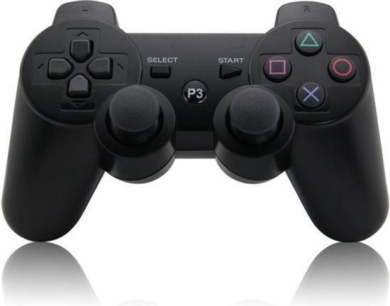 Wireless Controller geschikt voor PS3  - Bluetooth Draadloze Controller - Zwart