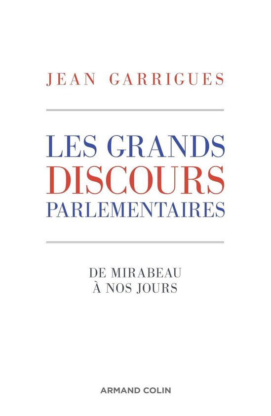Les grands discours parlementaires - cover