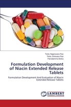 Formulation Development of Niacin Extended Release Tablets