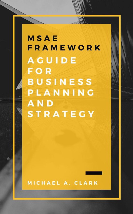 MSAE Framework: A Guide for Business Planning and Strategy - cover
