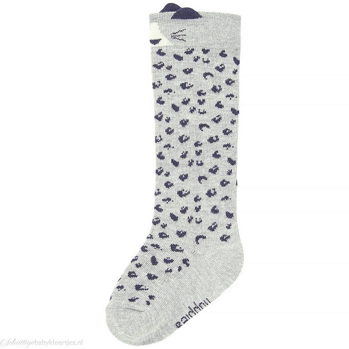 Noppies Sokken Granja - Light Grey Melange - 3M-6M