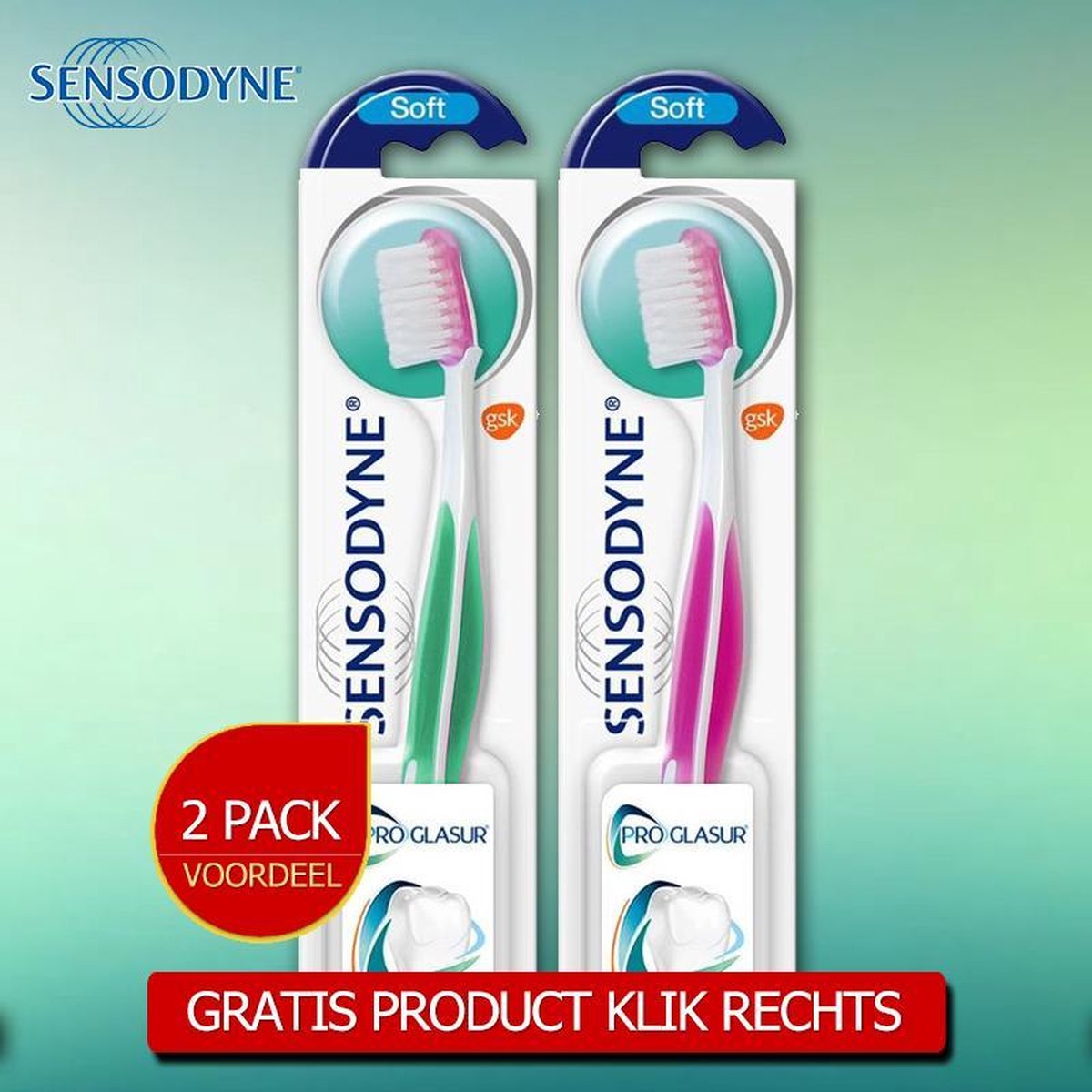 Op grote schaal spoel Begrijpen Sensodyne Pro Glasur Tandenborstel Soft Duopack Inclusief Haarloop | bol.com
