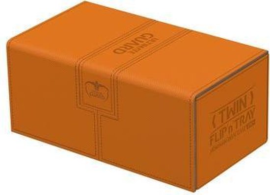 Afbeelding van het spel Ultimate Guard Twin Flip´n´Tray Deck Case 200+ Standard Size XenoSkin Orange