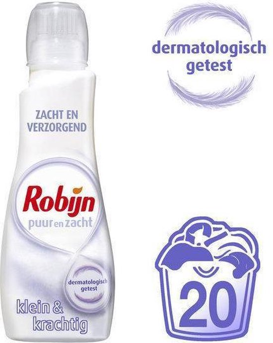 Robijn Puur & Zacht Klein & Krachtig Vloeibaar - 700 ml - Wasmiddel | bol