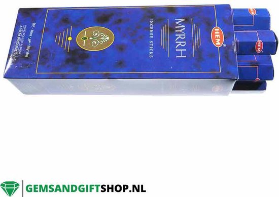 HEM Wierook - Myrrh - Slof (6 pakjes/120 stokjes)