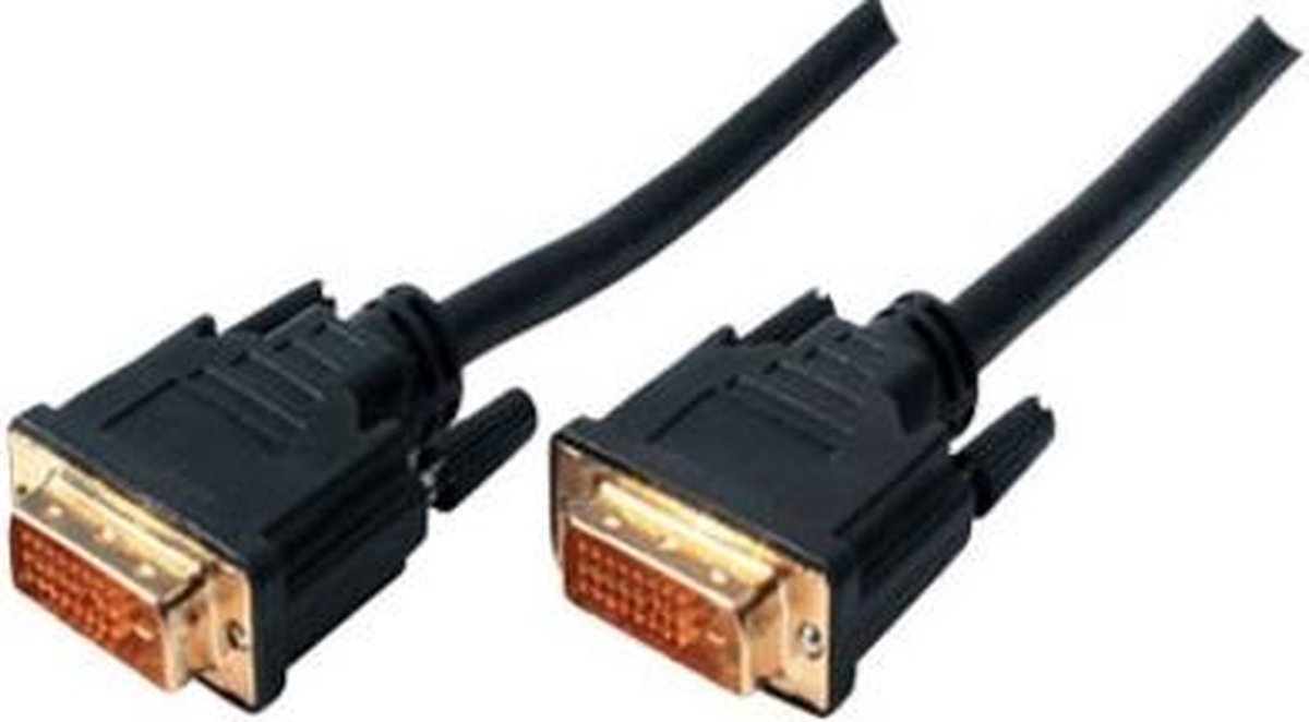 DVI-D/DVI-D 5m - 5 m - DVI-D - DVI-D - Male - Male - Black