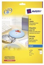 Avery printeretiketten Full Face CD/DVD Label- Photo Quality - C9660