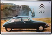 Citroen DS 21 1972 Metalen wandbord 20 x 30 cm