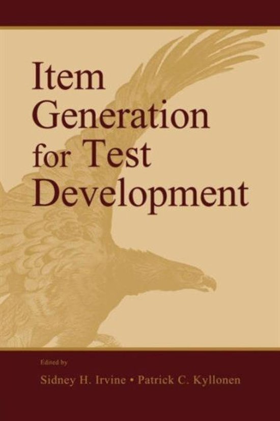 Item Generation for Test Development - cover
