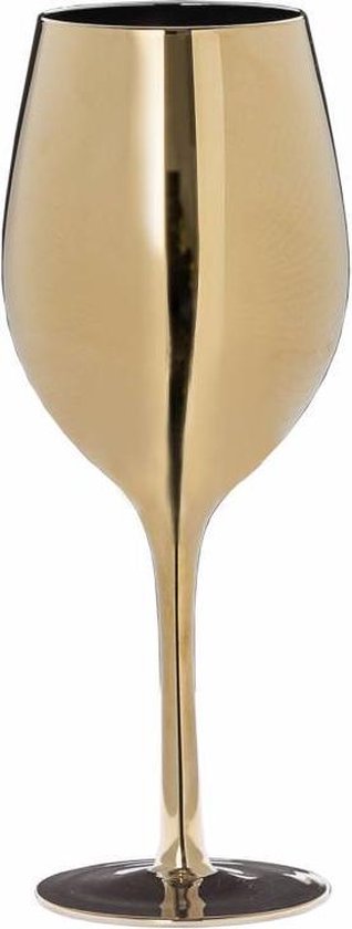 Riverdale Wijnglas Celebrate goud 24cm | bol.com