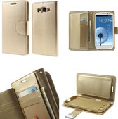 Mercury Rich Dairy wallet case hoesje Samsung Galaxy Core 2 goud