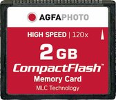 AgfaPhoto Compact Flash, 2 Go de mémoire flash CompactFlash 2 Go