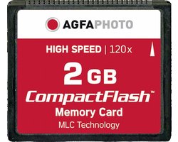 AgfaPhoto Compact Flash, 2 Go de mémoire flash CompactFlash 2 Go