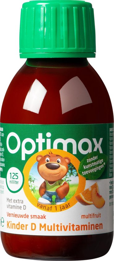 Optimax Kinder D + Multi vloeibaar - 125 ml - Vitaminen