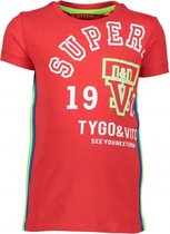 TYGO & Vito Jongens T-shirt - Rood - Maat 92