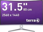 TERRA LCD/LED 3280W LED display 80 cm (31.5'') Wide Quad HD Gebogen Zilver, Wit