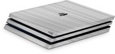 Playstation 4 Pro Console Skin Brushed Wit