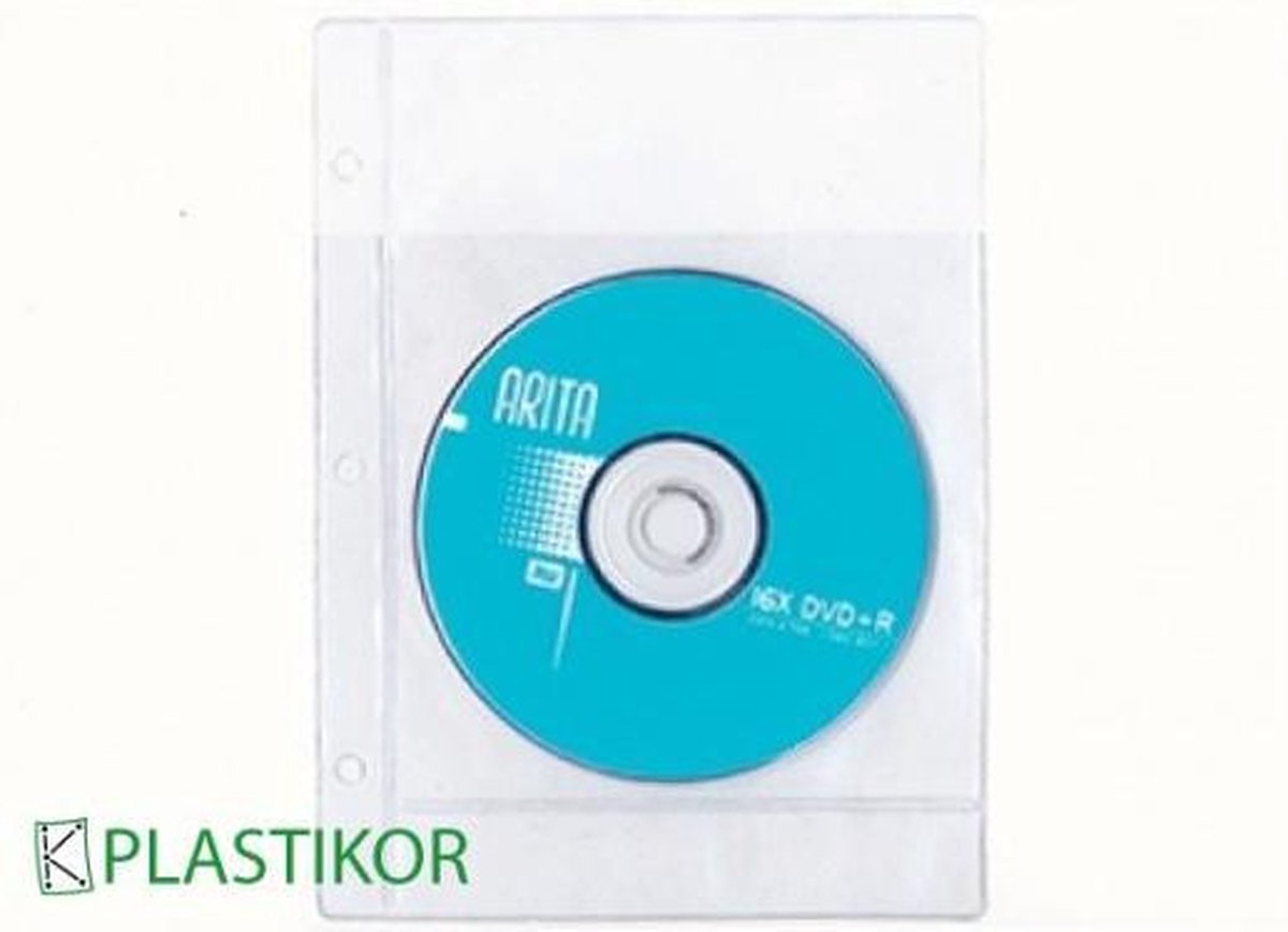 Plastikor CD-etuis A5, 2 gaats voor 1 CD - 25 Stuks