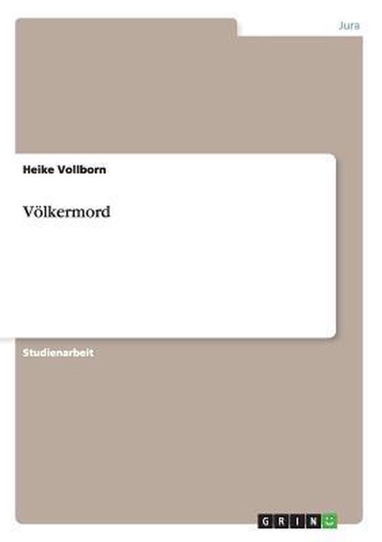 V lkermord - cover
