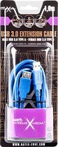 Natec - USB 3.0 AM-AF Extentie Kabel - 1,8m - Blauw