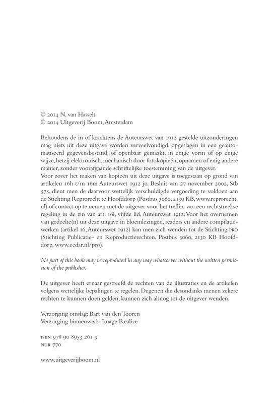 Copyrightpagina van het boek "Pubers en uitgaan".