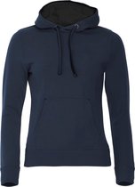 Clique Classic Hoody Ladies Donker Navy maat XS