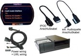 Nachrüst-Set AMI (Audi music interface) für Audi Q7 4L MMI 2G - Mini-USB
