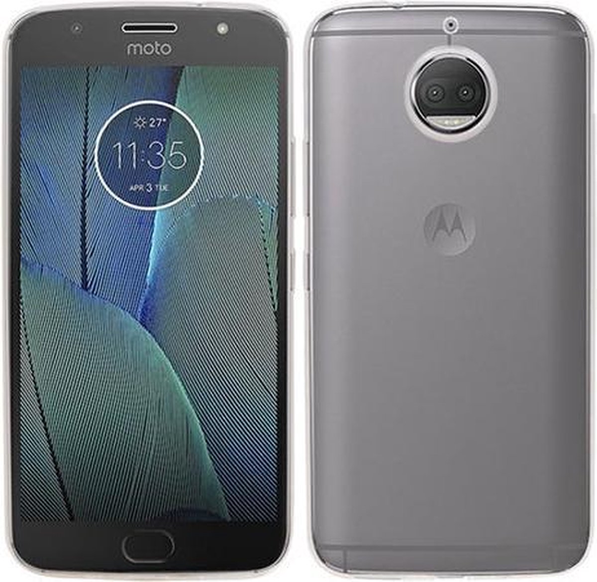 BestCases.nl Motorola Moto G5 Plus Smartphone Cover Hoesje Transparant