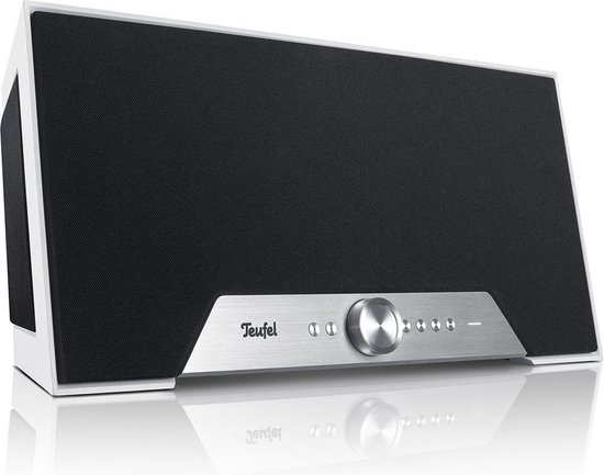 Teufel ONE M Wifi Bluetooth speaker multiroom all-in-one stereo met helder geluid en line-in wit