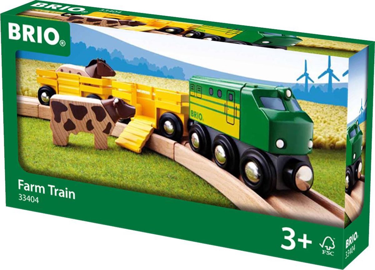 BRIO Trein met boerderijdieren - 33404