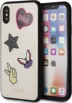 Guess Iconic Hard Case voor Apple iPhone X / XS (5,8") - Wit