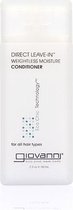 Giovanni - Direct Leave-In Weightless Moisture Conditioner - travel verpakking- 60 ml