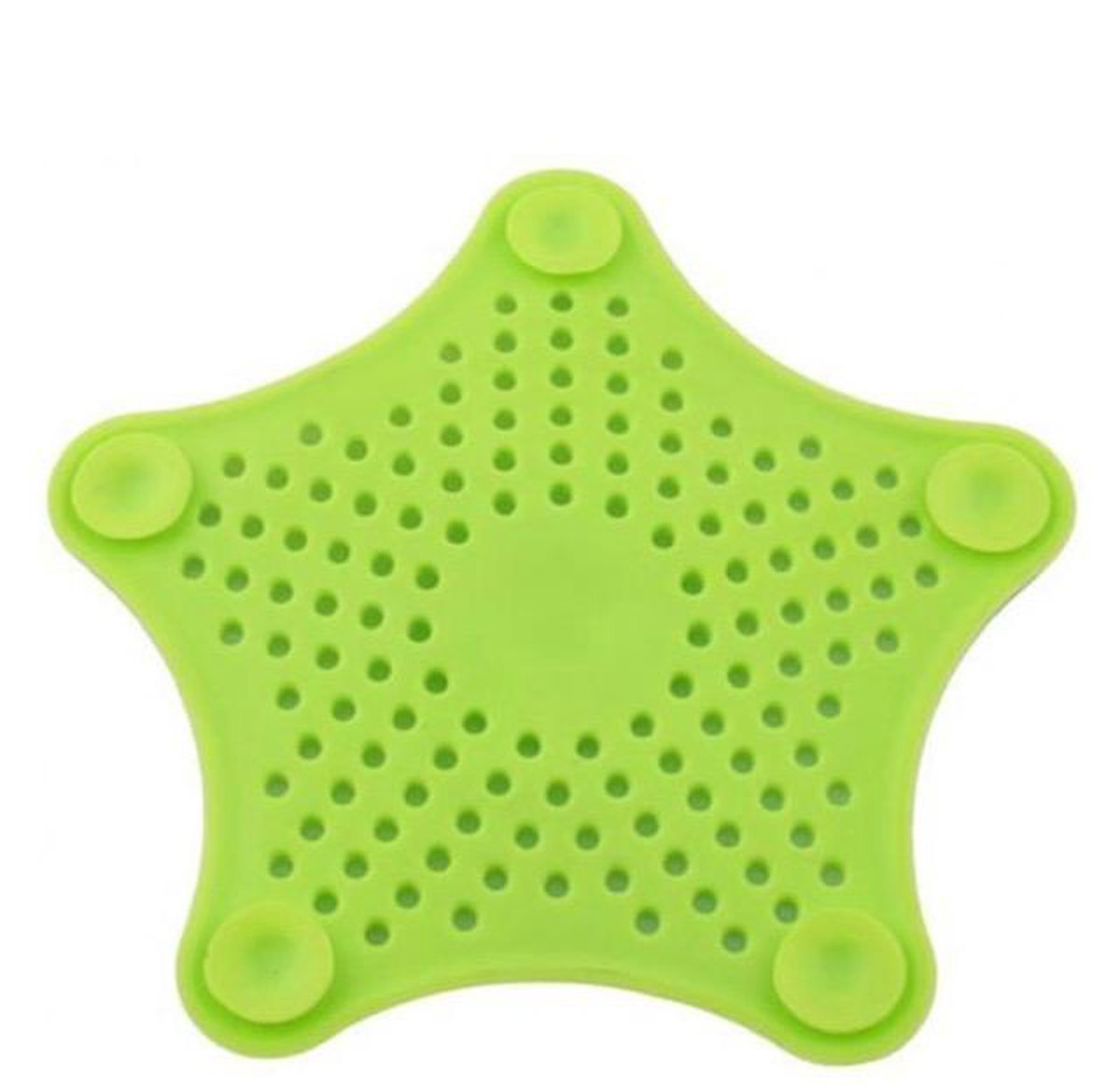 Goedkoopste Siliconen badkamerzeefjes - Keukenzeefjes - Gootsteenzeefjes Groen 1 stuk