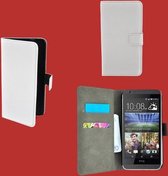 HTC Desire 620 Wallet Bookcase hoesje Wit