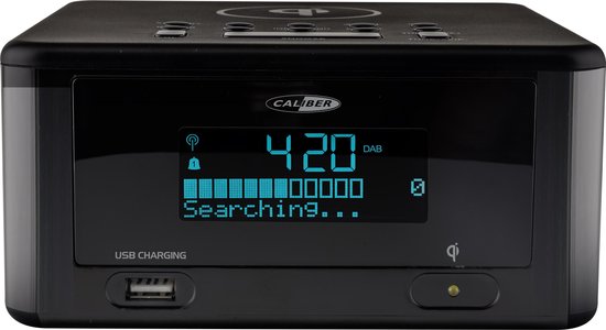 Caliber HCG010QIDAB-BT - Wekkerradio Bluetooth en DAB+ ontvangst Zwart |